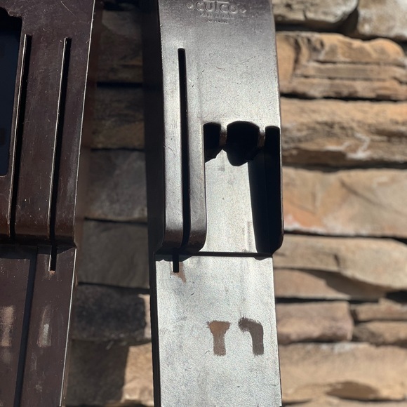 Vintage Cutco Wall Mount Knife Holders Brown Plastic - Picture 10 of 17